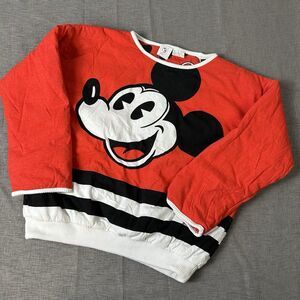 Vintage Disney Mickey Mouse reversible sweatshirt 80s Size Small